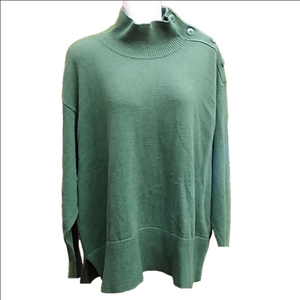 BR Moss Green Oversized Womens L Knit Sweater by Banana Republic EUC